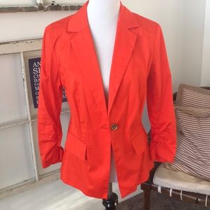 Sofia vergara bright orange blazer women’s M